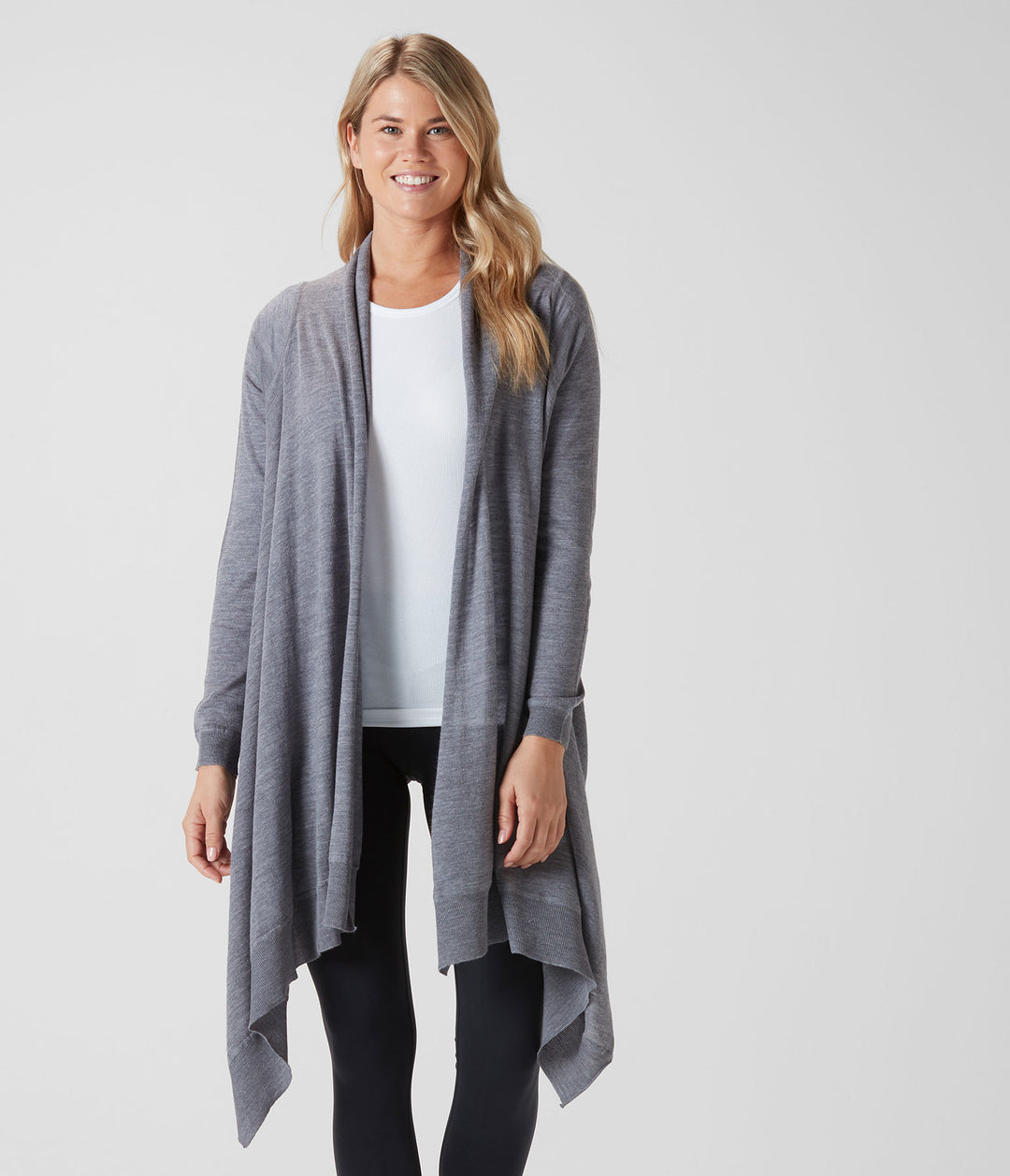 All Season Wrap Sweater Crane and Lion